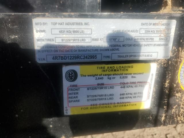 2024 Top Hat DP100-12X77-9.9E-Q Dump Trailer