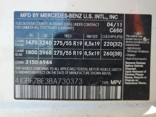 2011 Mercedes-Benz GL 450 4matic