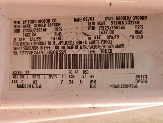 2001 Ford Econoline E250 Van