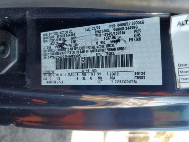 2002 Ford Econoline E250 Van
