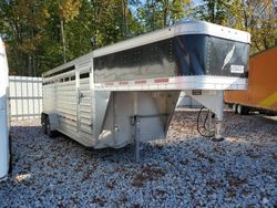 Salvage cars for sale from Copart Barberton, OH: 2021 Featherlite 8117-6720-STD Livestock Trailer