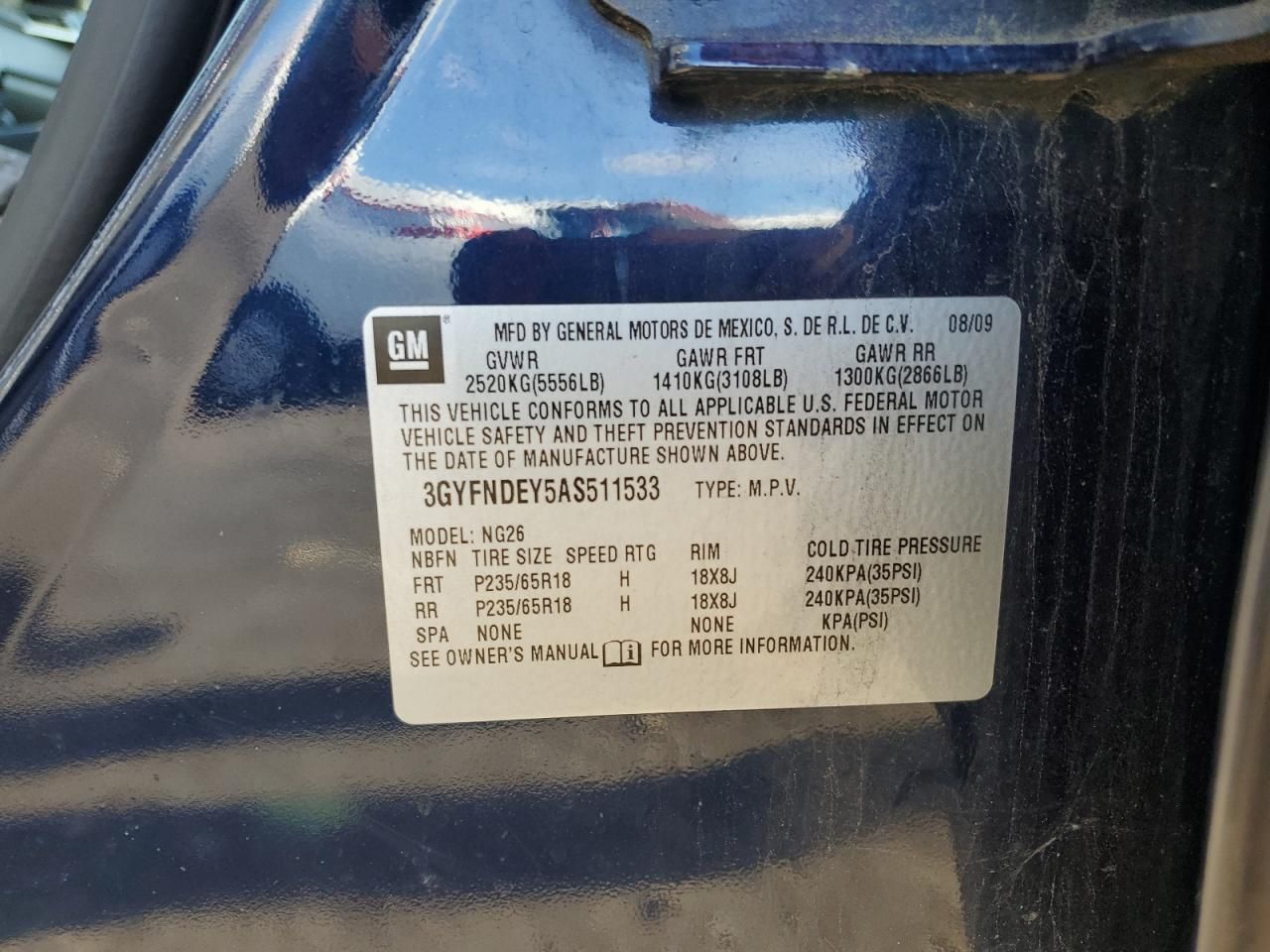 2010 Cadillac Srx Luxury Collection