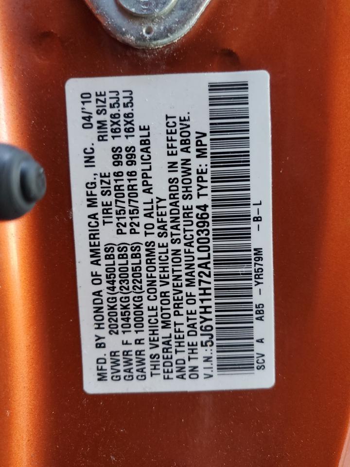 2010 Honda Element ex