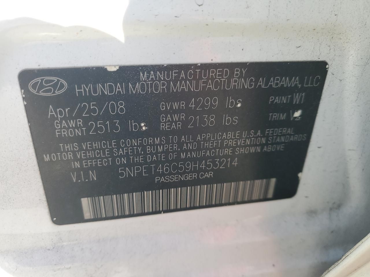 2009 Hyundai Sonata gls