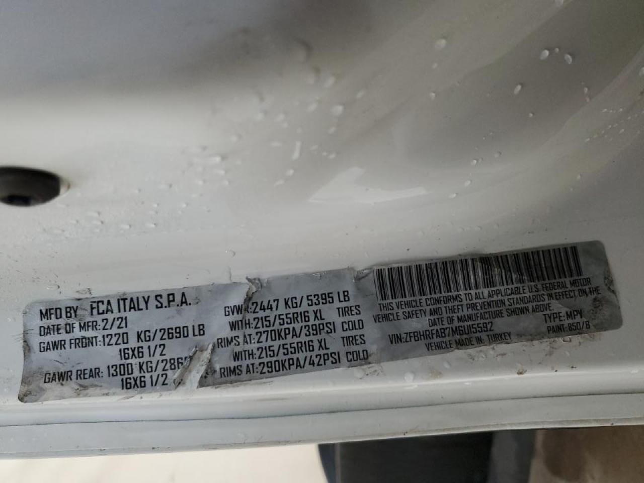 2021 Dodge RAM Promaster City Delivery Van