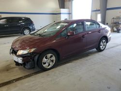 Honda Civic salvage cars for sale: 2013 Honda Civic LX