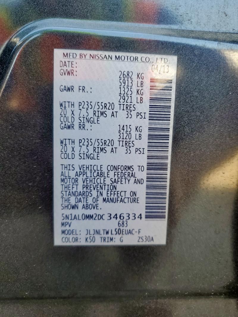 2013 Infiniti JX35