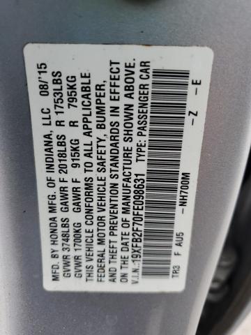 2015 Honda Civic se