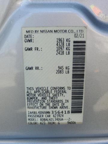 2021 Nissan Altima 2.5 sv