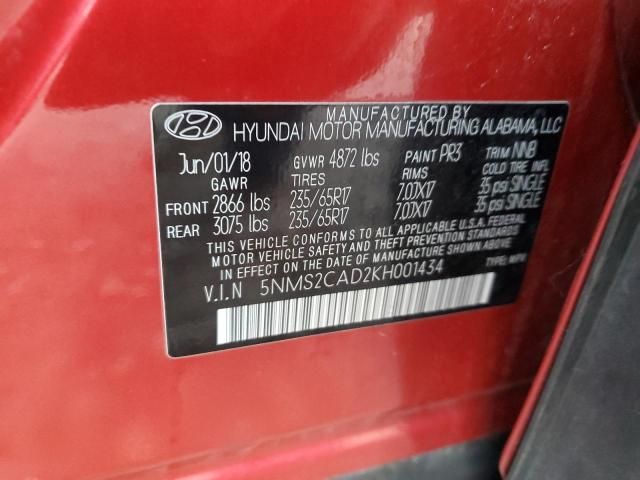 2019 Hyundai Santa FE SE
