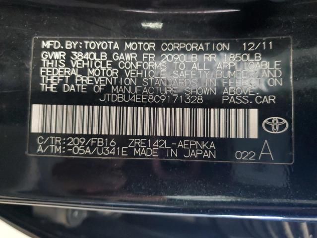 2012 Toyota Corolla Base