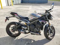 Salvage motorcycles for sale at Ottawa, ON auction: 2020 Triumph Street Triple RS
