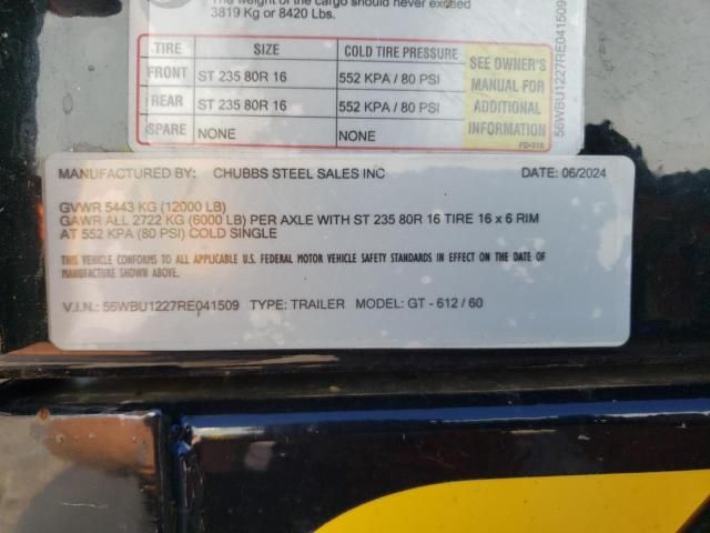 2024 Chubbsteel 2024 Chubbs Steel GT-612/60 Dump Trailer