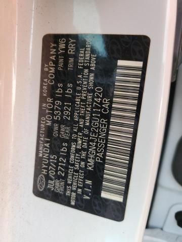 2016 Hyundai Genesis 3.8l