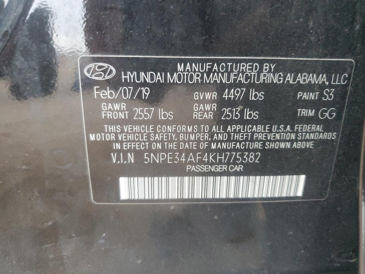 2019 Hyundai Sonata Limited