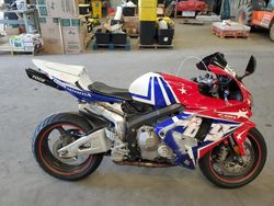 Salvage motorcycles for sale at Sacramento, CA auction: 2005 Honda CBR600 RR