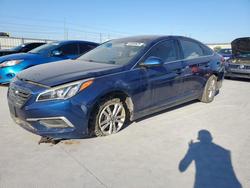 Salvage cars for sale from Copart Haslet, TX: 2017 Hyundai Sonata se