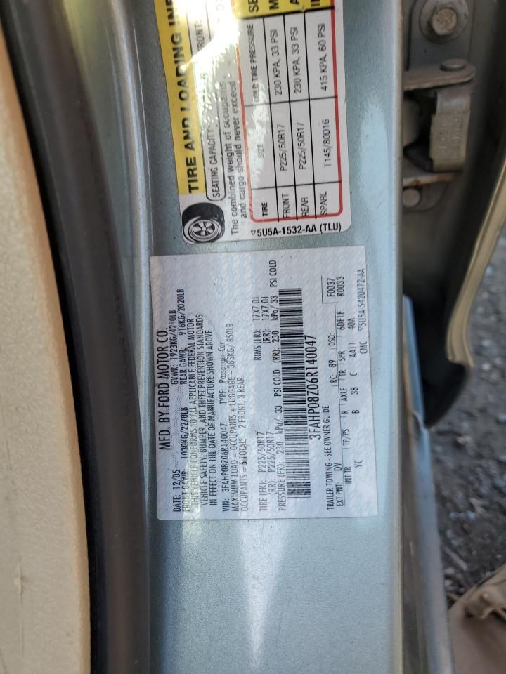 2006 Ford Fusion sel