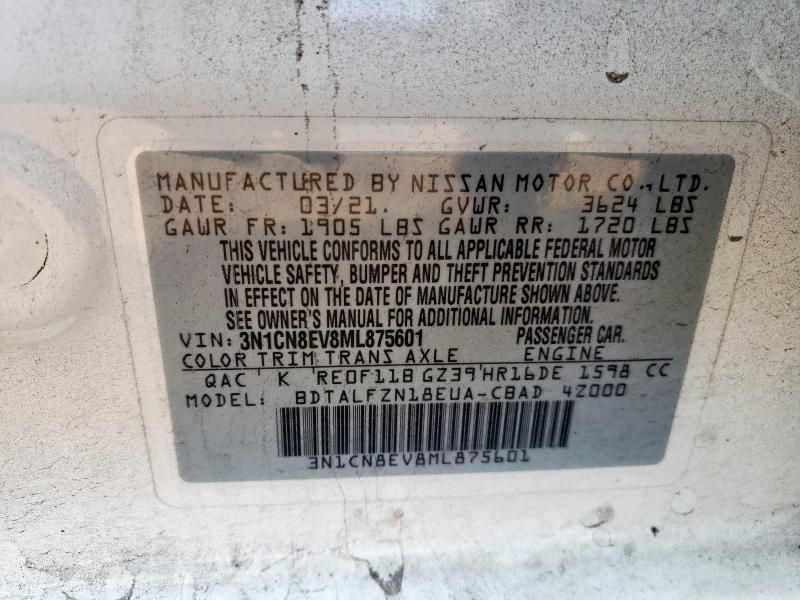 2021 Nissan Versa sv