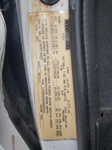 2003 Ford Econoline E450 Super Duty Cutaway Van