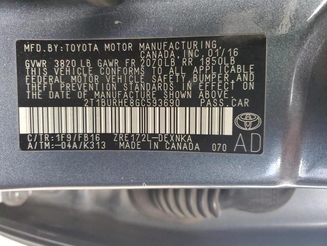 2016 Toyota Corolla L