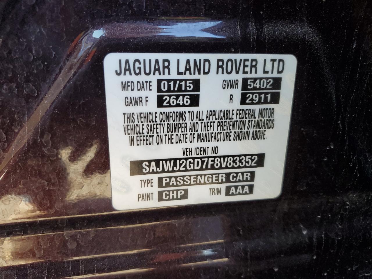 2015 Jaguar Xjl Portfolio