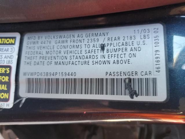 2004 Volkswagen Passat GLS