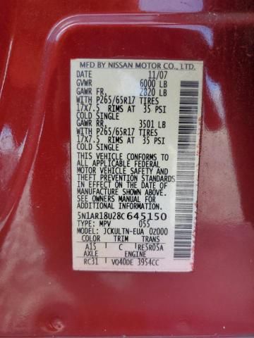 2008 Nissan Pathfinder S