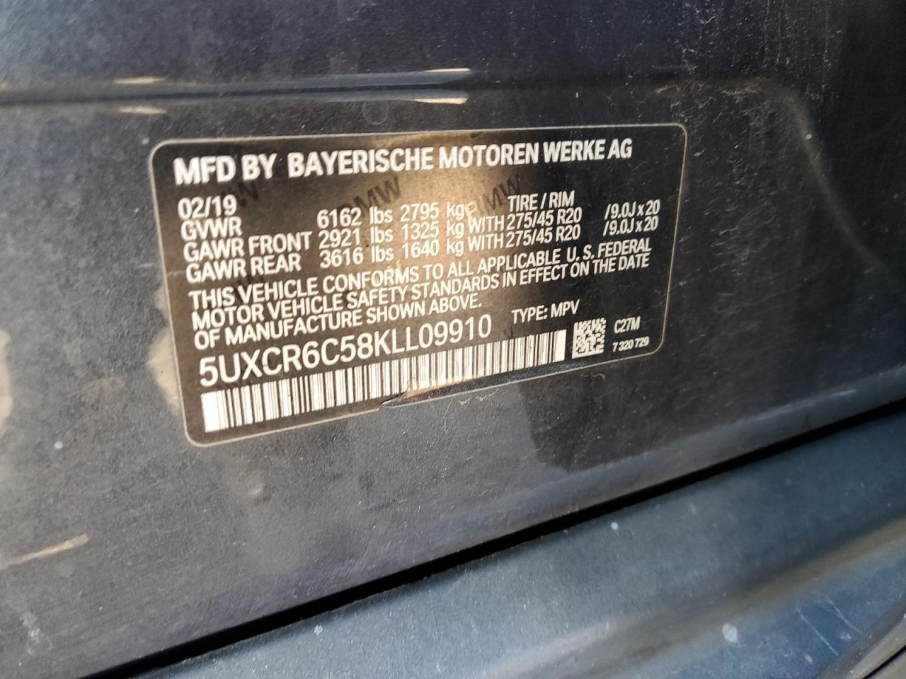 2019 BMW X5 Xdrive40i