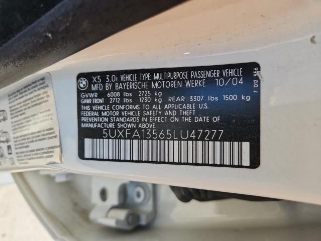 2005 BMW X5 3.0I