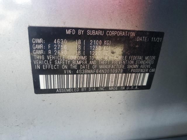 2022 Subaru Legacy Premium