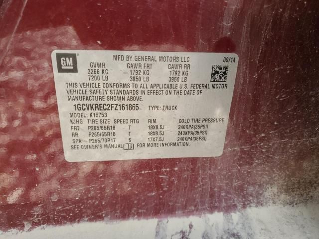 2015 Chevrolet Silverado K1500 lt