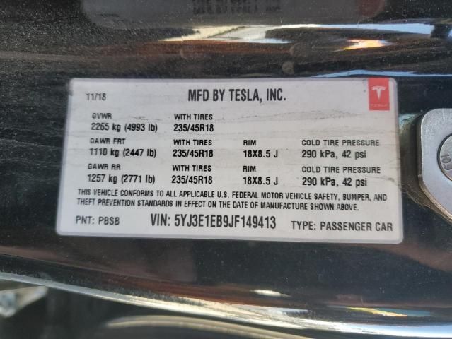 2018 Tesla Model 3