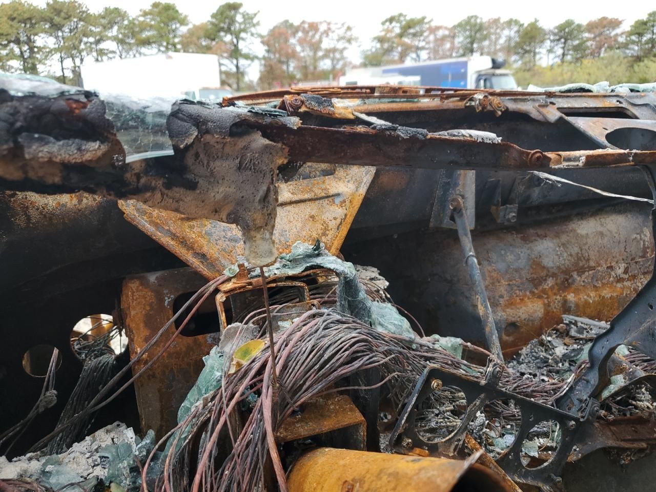 1996 Ford F800 Dump Flatbed Truck