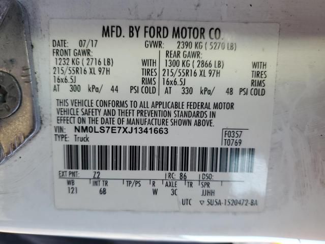 2018 Ford Transit Connect XL