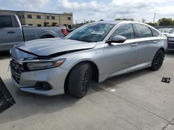 Salvage cars for sale from Copart Wilmer, TX: 2021 Honda Accord Touring Hybrid