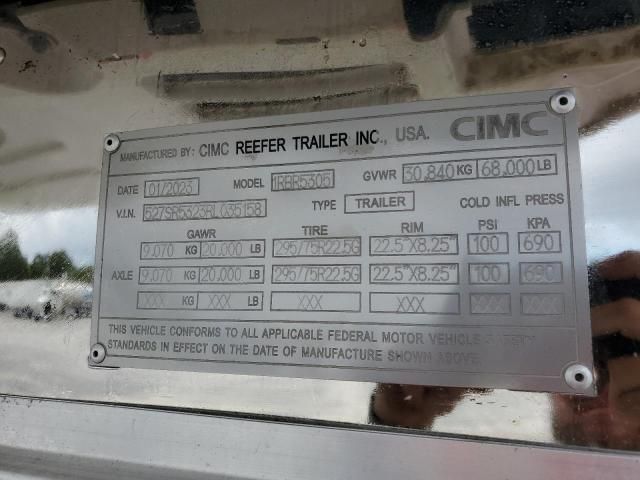 2024 Cimc 1RBR5305 Refrigerated Van Trailer