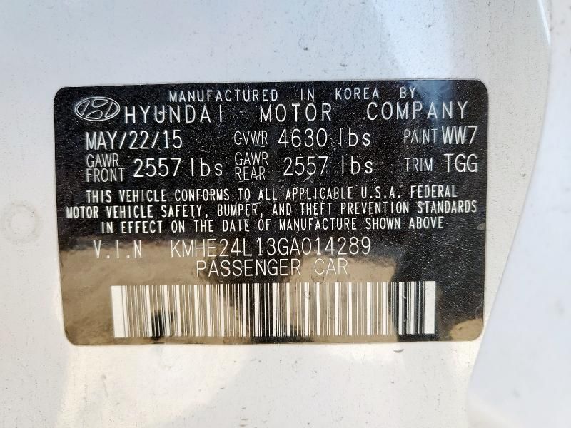 2016 Hyundai Sonata Hybrid