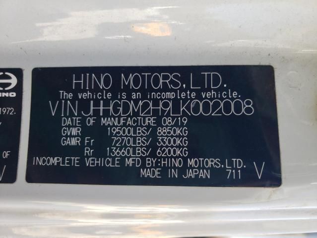 2020 Hino 195