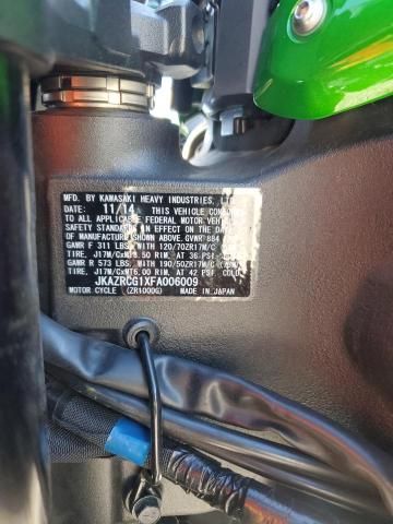 2015 Kawasaki ZR1000 G