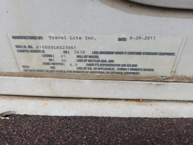 2012 Travel Lite 1000 Slrx Truck Camp