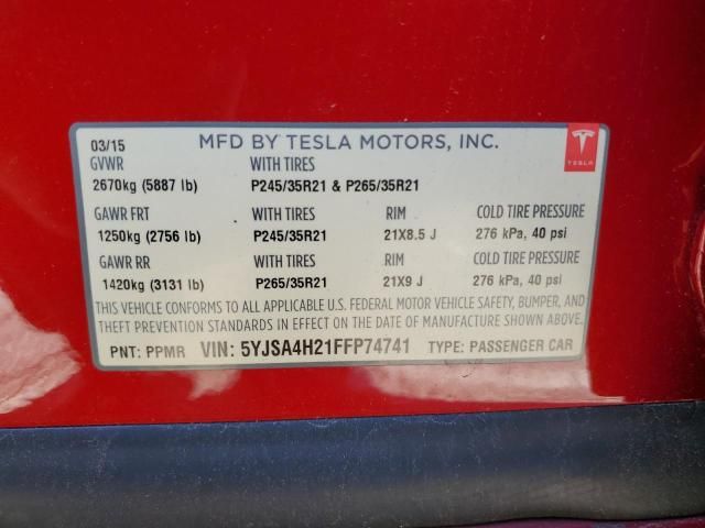 2015 Tesla Model s 85D