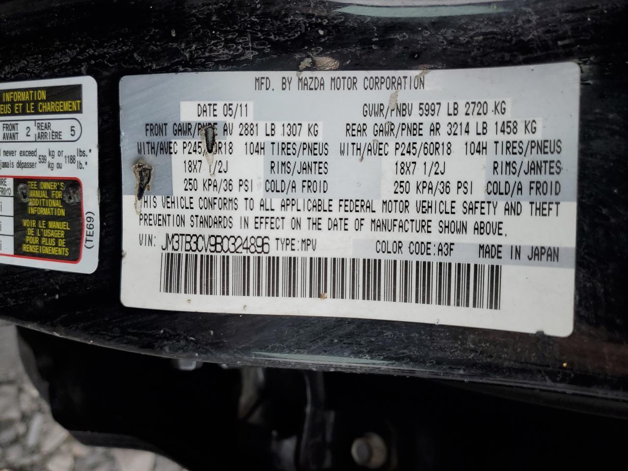 2011 Mazda Cx-9