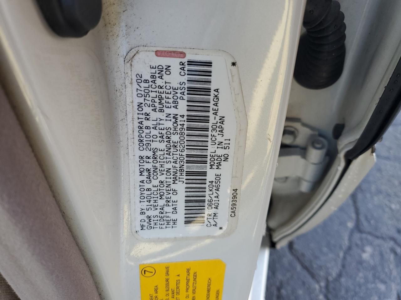 2002 Lexus Ls 430 Base