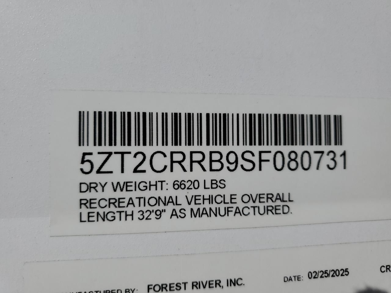 2025 Wildwood 2025 Forest River N/A-RV