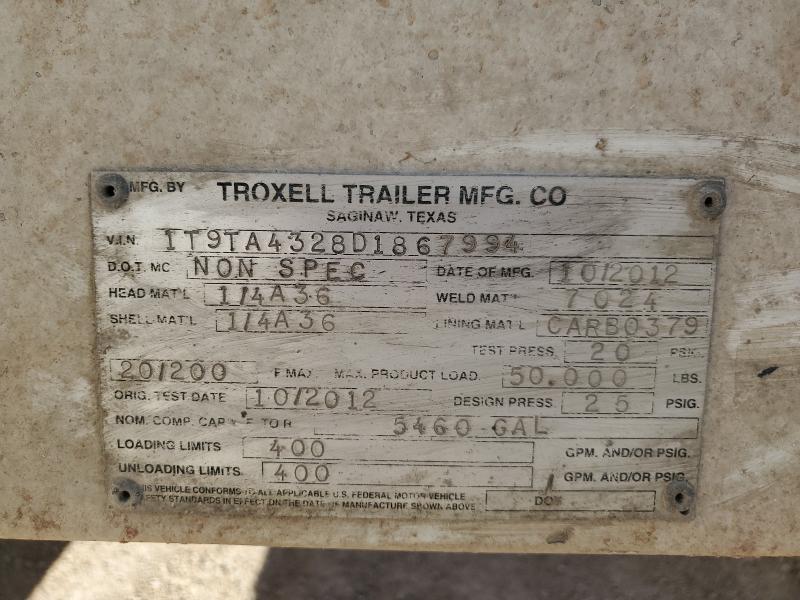 2013 Troxell Vacuum Trailer