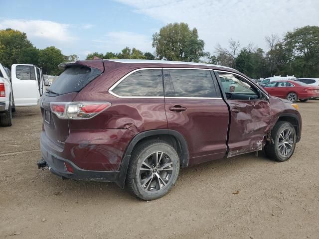 2016 Toyota Highlander XLE