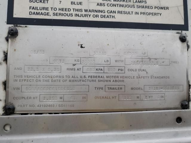 2004 Great Dane 7411T-SSL101A DRY Van Trailer