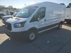 Salvage trucks for sale at Sacramento, CA auction: 2019 Ford Transit T-150