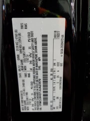 2018 Ford Escape sel